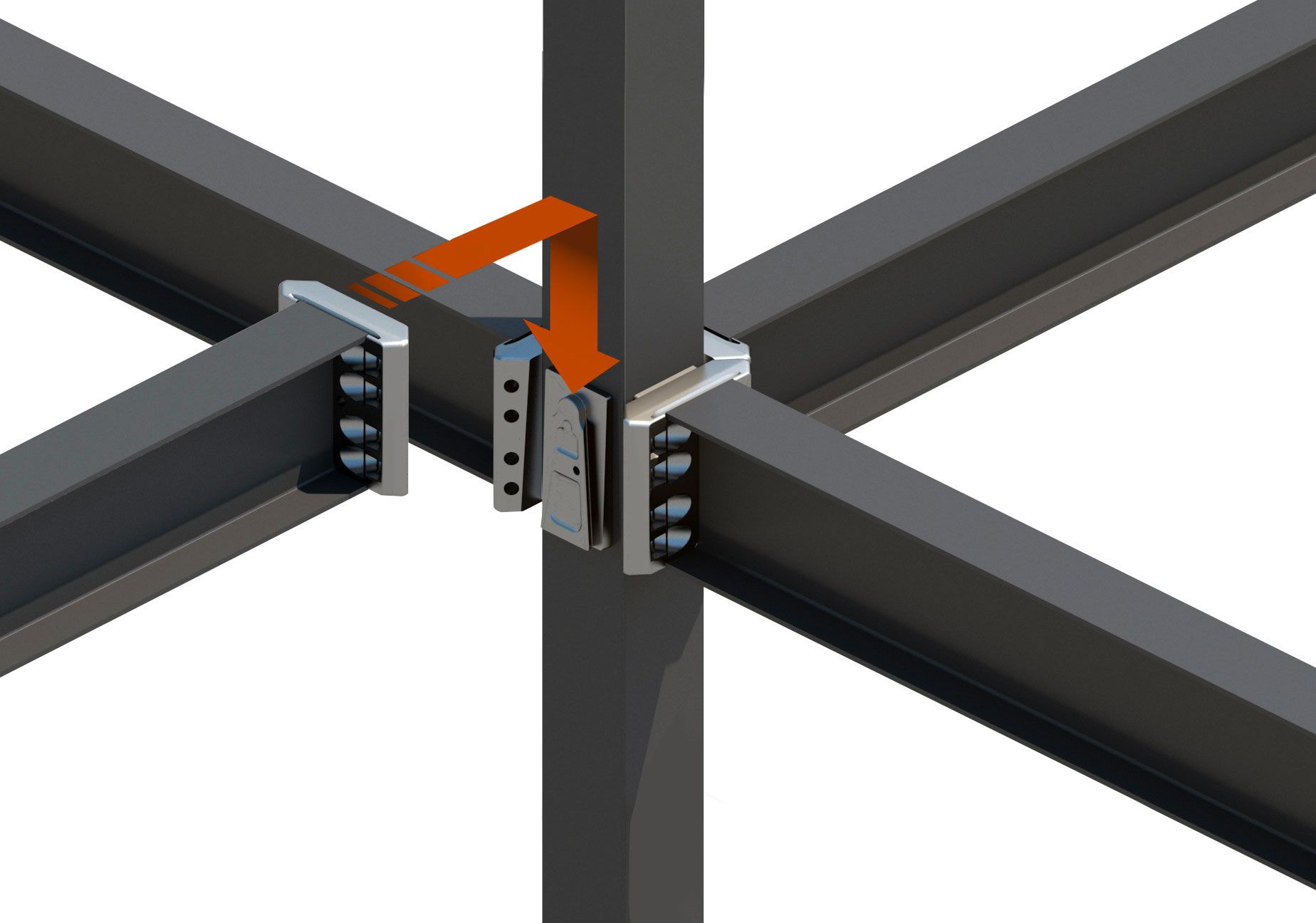 ConXtech: A steel moment frame system with gravity-locking collar connections